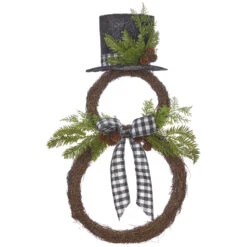 Snowman Wreath 25 Inch