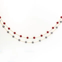 Buffalo Checked Plaid Garland 6 Feet - Assorted Set Of 2 -King of Christmas 2553820