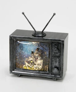 Halloween Skeleton Scene TV Lighted Water Lantern - With Spooky Sounds - New 2023 -King of Christmas 2691860 skeleton water lant