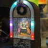 Lighted Halloween Water Lantern Juke Box Witches Brew And Flashing Lights - NEW 2023