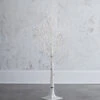 4.5 Foot Lighted Birch Tree - Indoor Outdoor - Steady And Twinkle Functions