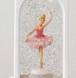 Animated Sugar Plum Fairy Ballerina Musical Lighted White Water Lantern 6 Animated Sugar Plum Fairy Ballerina Musical Lighted White Water Lantern -King of Christmas 4040515 dancer