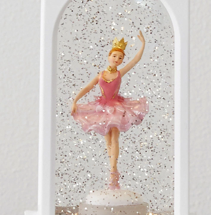 Animated Sugar Plum Fairy Ballerina Musical Lighted White Water Lantern 3 Animated Sugar Plum Fairy Ballerina Musical Lighted White Water Lantern - Image 3
