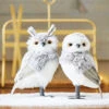9 Inch Set Of 2 Winter Owls Set Of 2 Assorted From RAZ