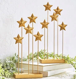 Gold Star Grove - 12 Inch Set Of 2