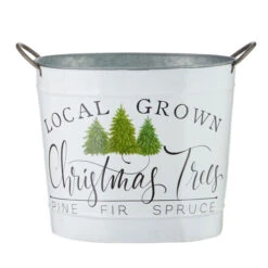 14 Inch Handled Bucket Local Grown Christmas Trees - Metal -King of Christmas 4111298 main