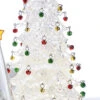 Acrylic Lighted Ornament Tree With Swirling Glitter