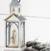 Farmhouse Holy Family Lighted Water Chapel - USB Cord Included