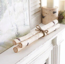Birch Stick Bundle Of 3 - 26 Inch Tall