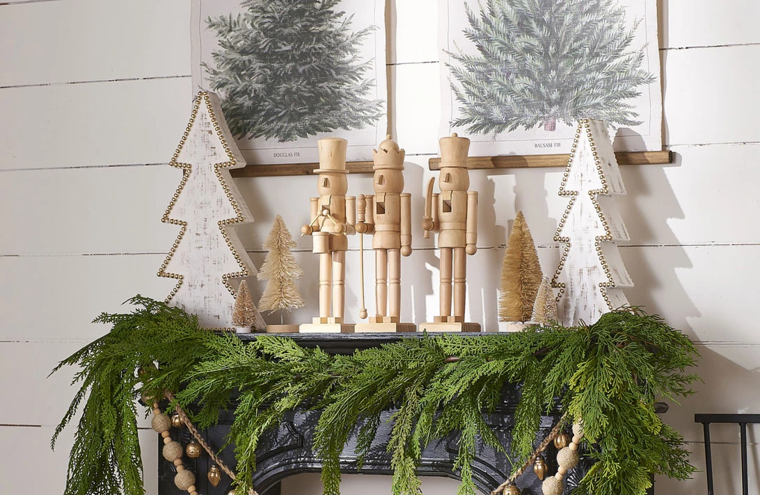 Nutcracker Wooden Figurines 15.5 Inch - Set Of 3 From RAZ 2 Nutcracker Wooden Figurines 15.5 Inch - Set Of 3 From RAZ - Image 2