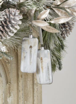 Glass Angel Ornament 5.5 Inch Set Of 2 - NEW 2023 -King of Christmas 4324566 2