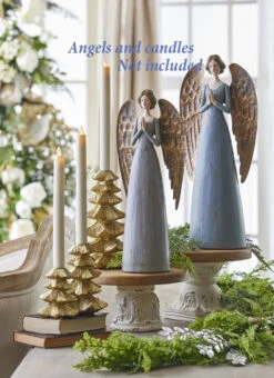 Gold Tree Candlestick Holders - Set Of 3 Gold From RAZ - NEW 2023