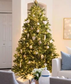 King Of Christmas 10' King Fraser Fir Quick-Shape Artificial Christmas Tree With 1600 Warm White & Multi-Color LED Lights -King of Christmas King Fraser Fir Artificial Christmas Tree3