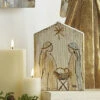 Holy Family Textured Block - 7.75 Inch