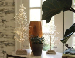 16 Inch Lighted Jeweled Acrylic Tree - 20 Lights -King of Christmas crystal trees lighted 2 siz 2 1