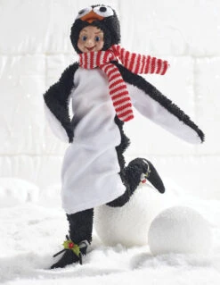 16 Inch Penguin Posable Elf